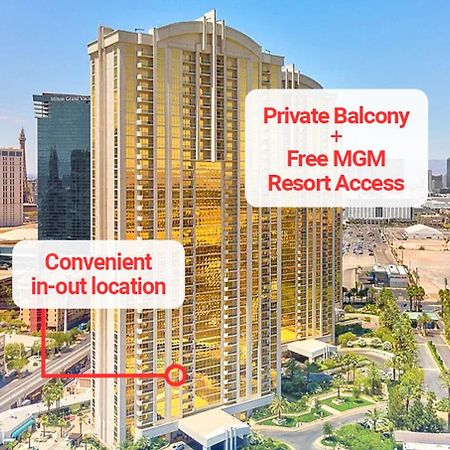 Lady Luck'S Vista - Private Balcony - Full Kitchen - Two Full Baths - Jetted Tub - Full Mgm Grand Resort Access W No Resort Fee At Mgm Signature Las Vegas Exteriér fotografie